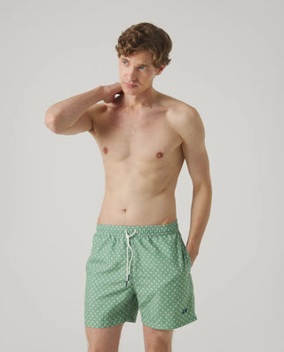 BAÑADOR FLOWERS  CLASSIC KHAKI