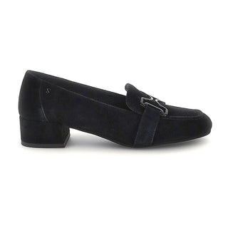 ZAPATO TACON IRIS ANTE NEGRO