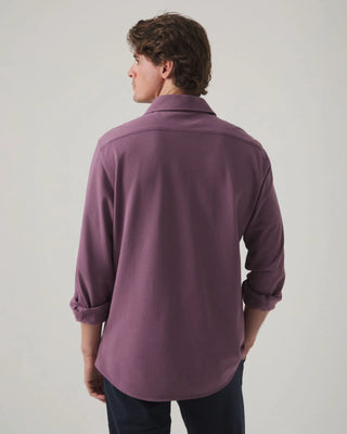 CAMISA JOY PIQUE BERENJENA