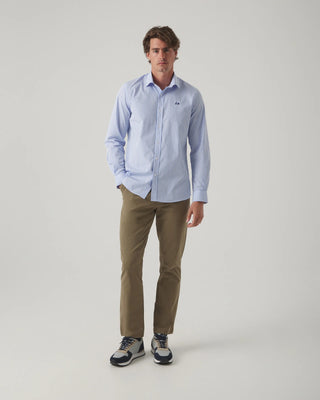 CAMISA SPORT STRIPES AZUL