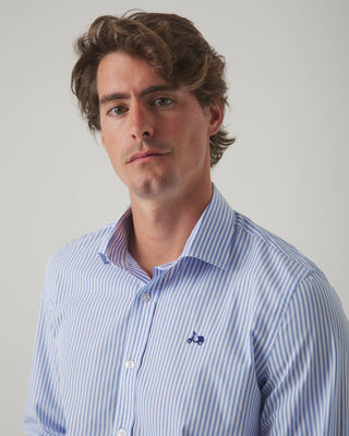 CAMISA SPORT STRIPES AZUL