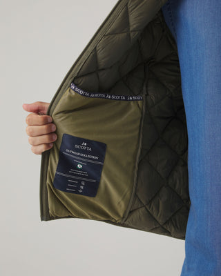 CHALECO ROMBO ACOLCHADO KHAKI