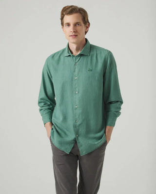 CAMISA FOREST TENCEL OCEANO