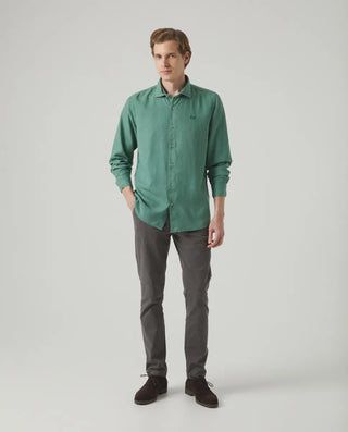 CAMISA FOREST TENCEL OCEANO