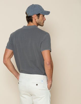 POLO GARMENT GRIS OSCURO