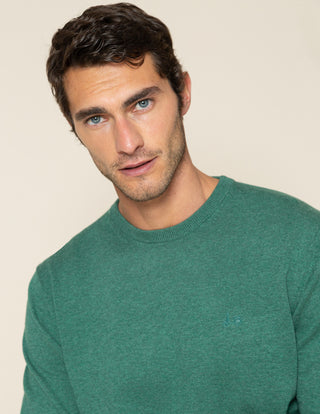 JERSEY CLASSIC CREW COTTON VERDE