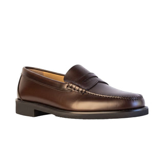 MOCASIN CLASICO DE PIEL SEMI ENGRASADA MARRÓN