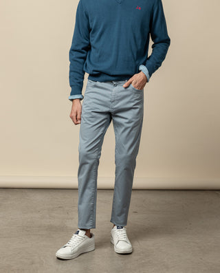 PANTALÓN COOPER 5 BOLSILLOS AZUL GRISACEO