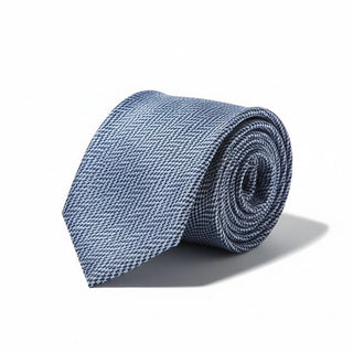 CORBATA ESPIGA AZUL